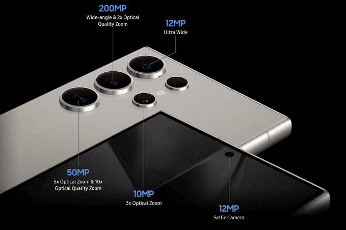 Which Smartphone Has the Best Camera in 2026? (Flagship Shootout) Samsung Galaxy Ultra 200MP quad rear camera module and sensor breakdown